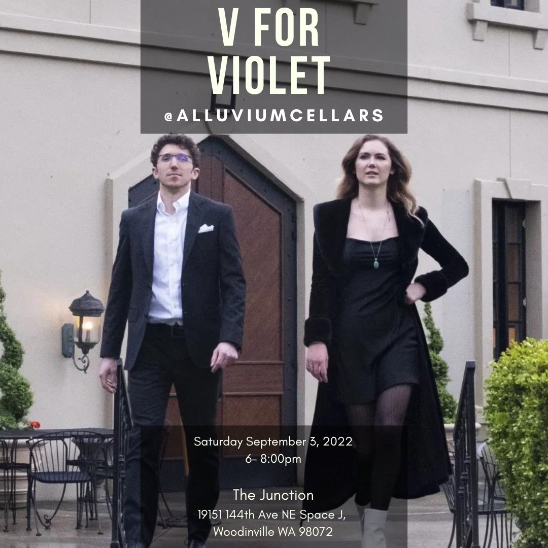 AlluviumCellars's tweet photo. Join us for the second show of our Alluvium Summer Concert Series to see V for Violet on 9/3! Link to grab a free ticket is in our bio and on our webpage. Bring a friend and rock out with a glass of deliciousness in hand.  🎹🍷🙌 https://t.co/tQtUzUacUM