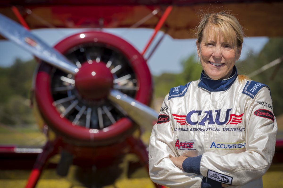 Come visit California Aeronautical University's booth at the <a href="/WingsOverCam/">Wings Over Camarillo</a> #Airshow this weekend, August 20-21, and get an autograph from our aviation partner and aerobatic pilot, <a href="/vkflyer/">Vicky Benzing</a>! ✈️