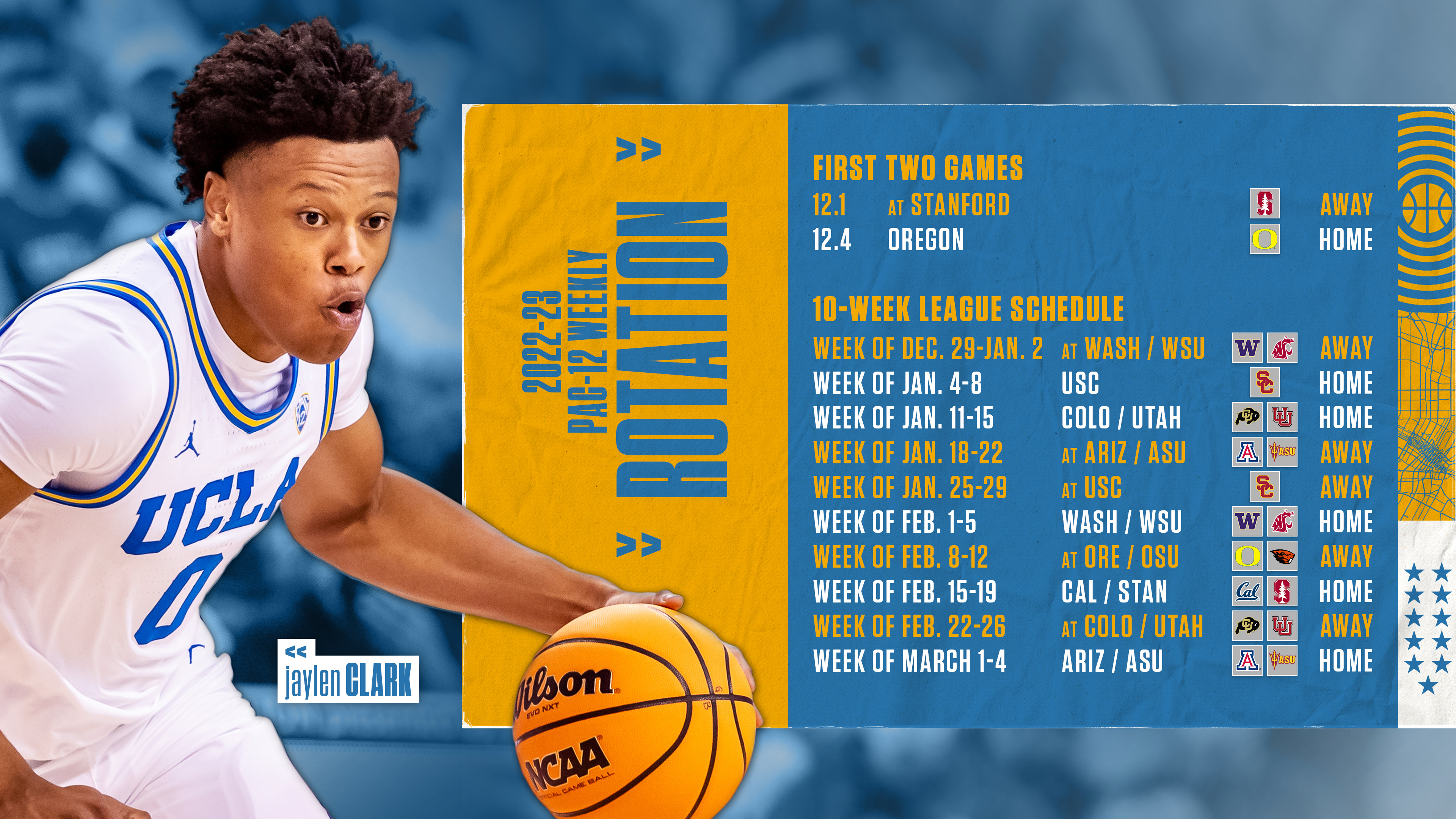 Ucla basketball schedule deals