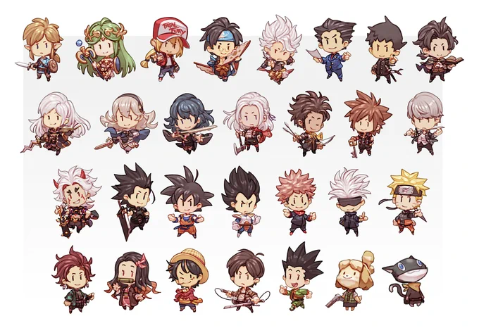 Was away for a bit prepping for convention, so if I suddenly disappear that's probably why.Got a few more of these tho ^^ 