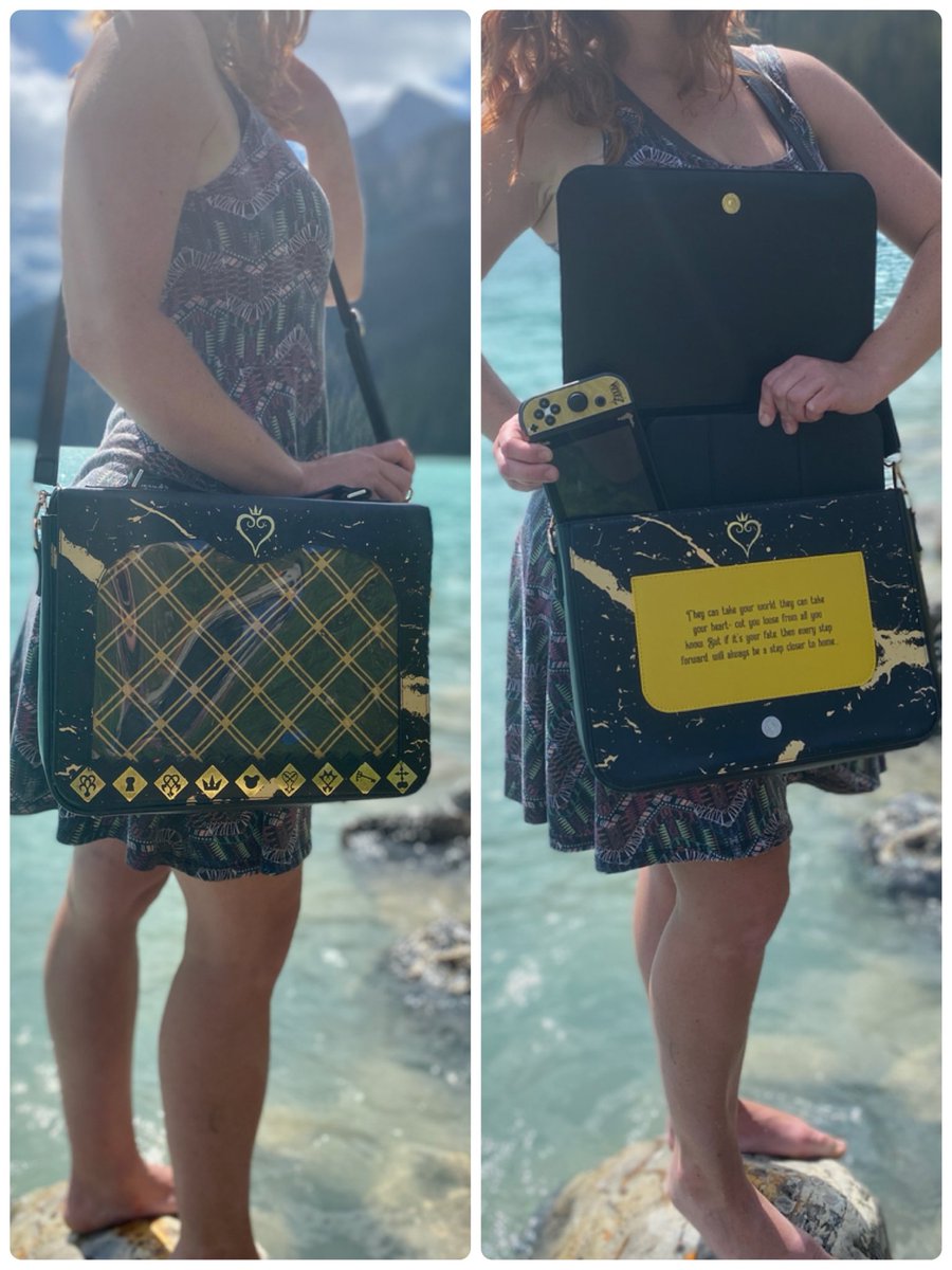 khplayingcards's tweet photo. ♠ ITA BAG INTEREST CHECK ♠

Do you wish you had somewhere to carry your new KH deck around in? 

Maybe also add your 12in iPad Pro, Nintendo Switch &amp; wallet if you're getting ready to fight heartless on the go? Then this is the bag for you!

♠ MORE INFO IN THE THREAD BELOW ♠ https://t.co/zInJIuDpRS