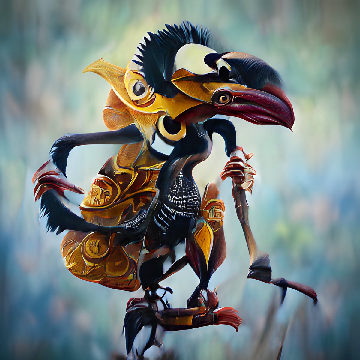 <a href="/pentas_io/">Pentas | NFT Marketplace</a> Sri Muggy Wayang Kulit #WondersofMalaysia by <a href="/MuggyTrooperz/">Azraai Razman</a> 

Sri Muggy is a Wayang Kulit (puppet-shadow play) character based on a hornbill 🕊

app.pentas.io/assets/0x3aFa1…

<a href="/DigitalPenang/">Digital Penang</a> @Pentas_io
#MsiaDayNFT2022 #DigitalPenang #Pentasio