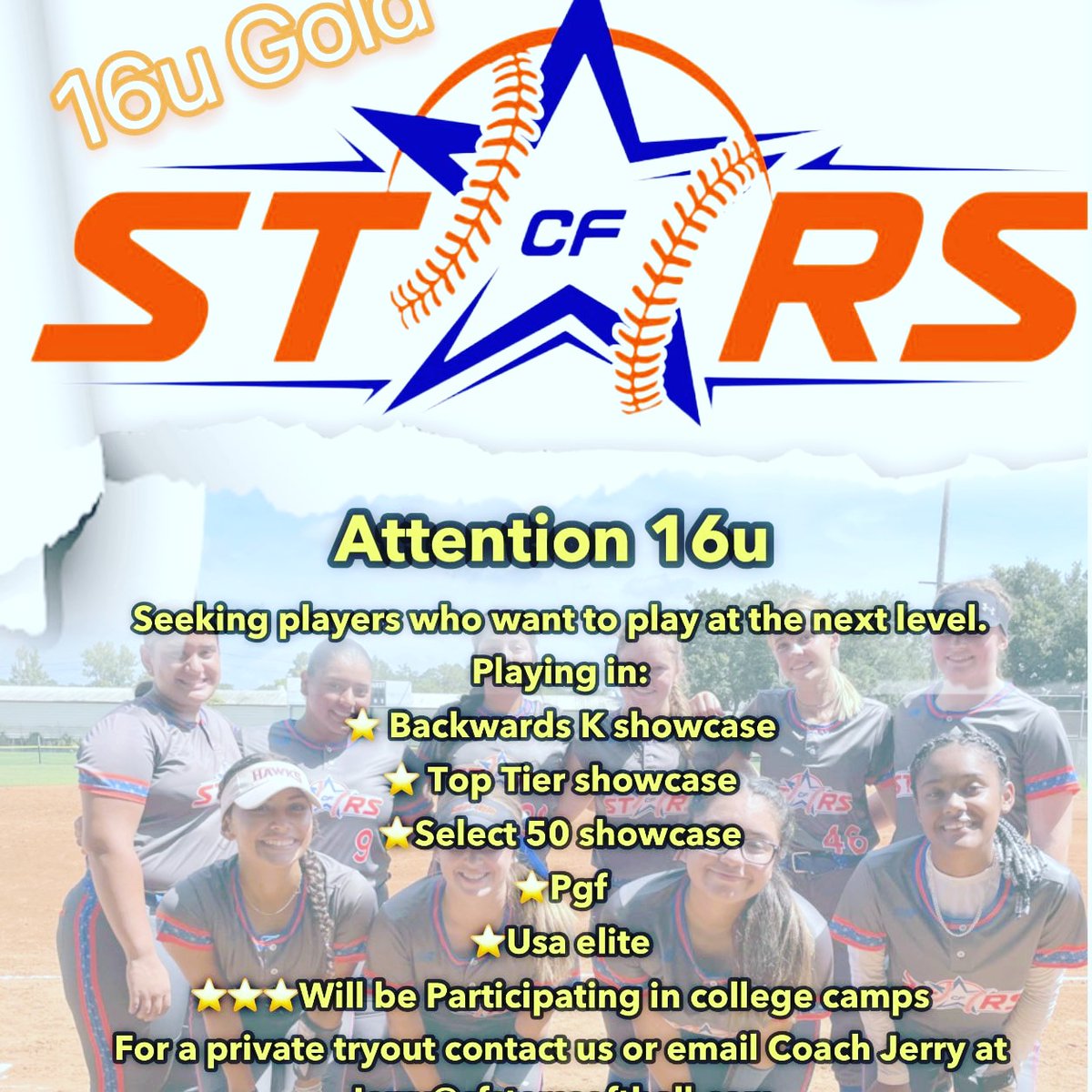 CF Stars Softball tweet media