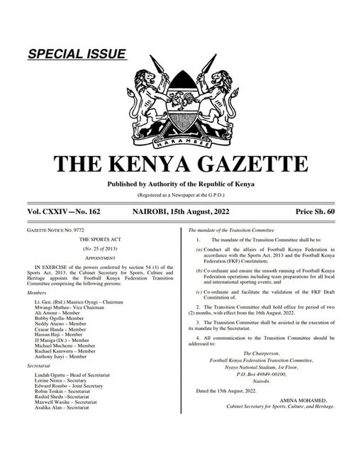 FKFtransition's tweet image. COMMUNICATION

#FKFTransitionCommittee