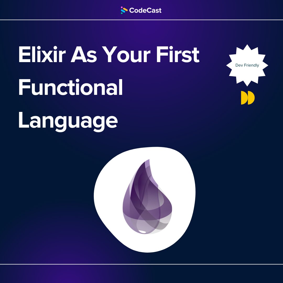 CodeCastApp's tweet image. "I strongly believe that Elixir is the best programming language to get started with the functional programming paradigm for many reasons." - Tam Kbeili (CodeCast Founder)
Here is why!: info.codecast.io/blog/elixir-as…
#elixir