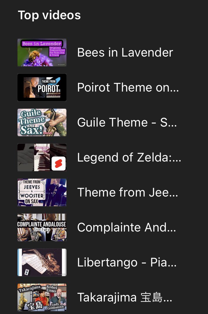 RapsodieX's tweet photo. The UNTHINKABLE has happened, and my latest recording, ‘Bees in Lavender’, has outranked the indomitable ‘Theme from Poirot’ in views over the past 48 hours! 🐝 

https://t.co/OdYaPMlN2e

Please consider having a listen on the link above, and perhaps retweet?🐝🎷🐝 https://t.co/IPt4MMJ9rs