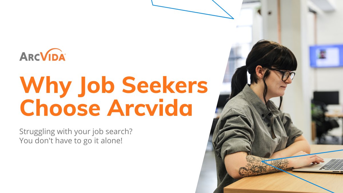 There are endless reasons why professionals choose ArcVida when they're navigating their #jobsearch—they can cut the time it takes to find a job in half, they can grow their salary, and more! Here are a few more reasons clients work with us: arcvida.com/Blog/Post/13-r…