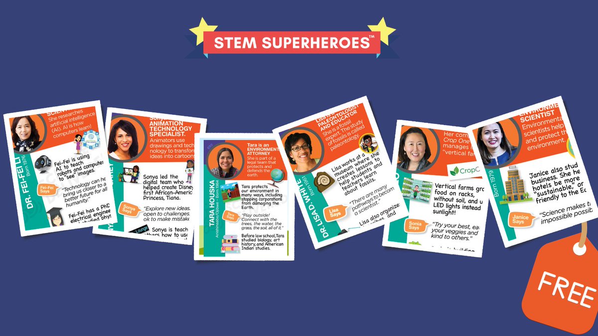 STEMsuperheros's tweet photo. Excited to be donating 600+ STEM Superhero Trading Cards to @reinventedmag care packages for #teachers #teachertwitter! Visit @SciDelivered for all the #STEMSuperhero trading card fun and resources! https://t.co/FuhZE6Hp6G