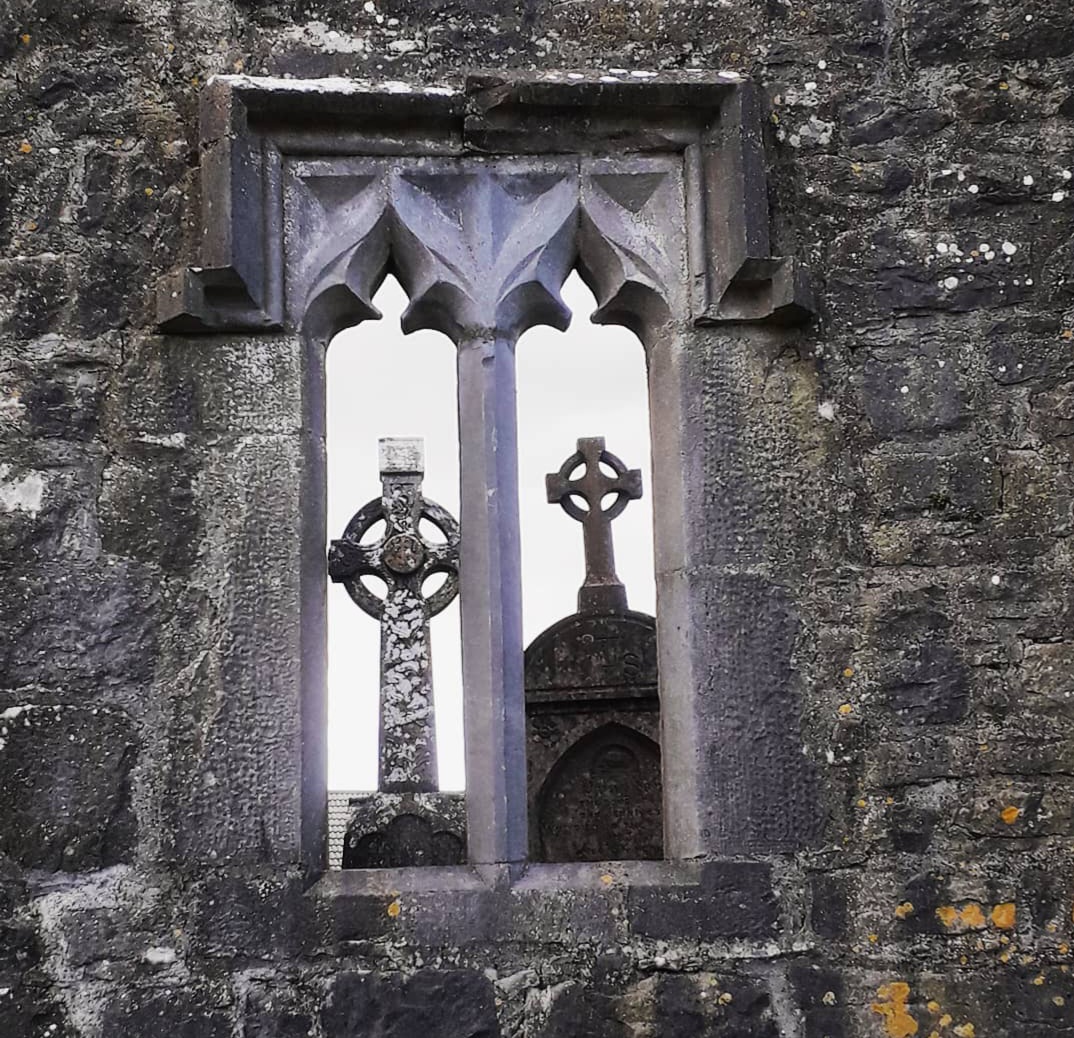 irarchaeology's tweet photo. Through a medieval window.....Kilmaine, Co Mayo https://t.co/8IX3I8W1xY
