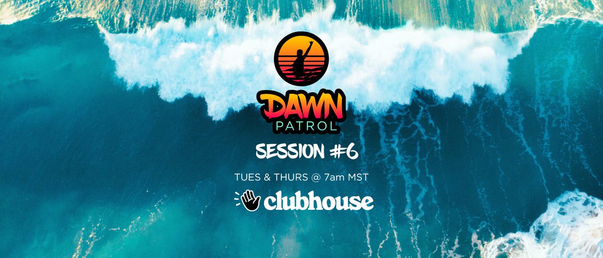 groundswell_o's tweet photo. Drop in tomorrow @7am MST for dawn patrol! Tomorrows session will be hosted by @DavidSchmeikal and have team members @DavisMartin_io and @annamartin_mktg ! @ScottAdamMartin will be away for tomorrows session, but still join us in our dawn discussions! 🌺🤙https://t.co/J3EPP4VqiB https://t.co/NqHbqywfin