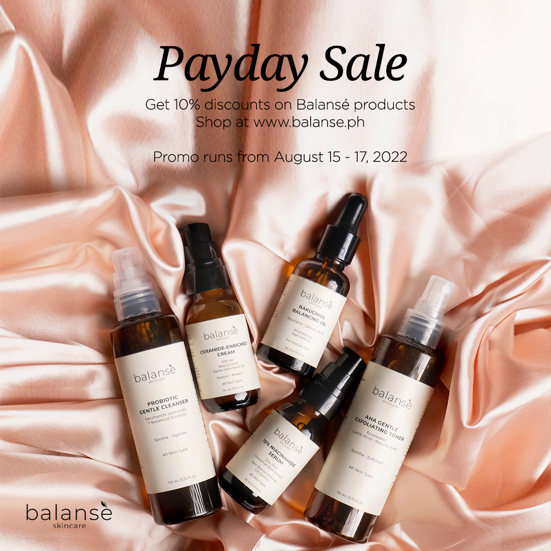 BalansePh's tweet photo. It's PAYDAY! Get your phones and visit https://t.co/gSjjsPWbBw to enjoy 10% discount on Balansè products!

#balanse #balanseskincare #nightskinroutine #skincareroutine #skincaretips #skincare #Payday #Paydaysale https://t.co/v5jg6AirbK