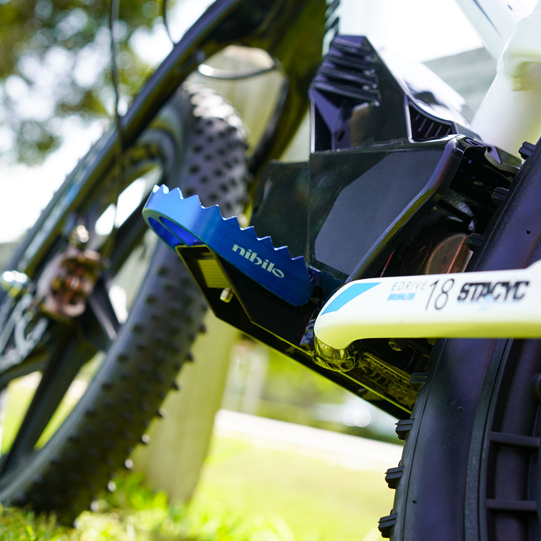 NihiloConcepts's tweet photo. New Nihlo Foot Pegs are now available for the #STACYC 18 - 20 #eDRIVE bikes! https://t.co/UeBSyy7HSB #ebike #ridestacyc https://t.co/LMMUHnoYIg