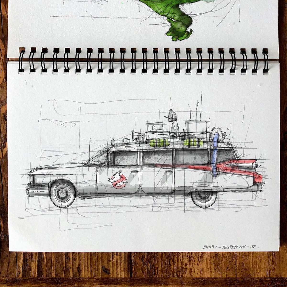theurbangiant's tweet image. GHOSTBUSTERS ILLUSTRATION COMMISSION 

INITIAL SKETCH STUDIES 

#initialsketch #concept #architecture #newyork #illustration #doodle #diary #tribeca #ghostbusters #ghostbustershq #commission #hookandladder #internal #interior #furniture #slimer #ecto1