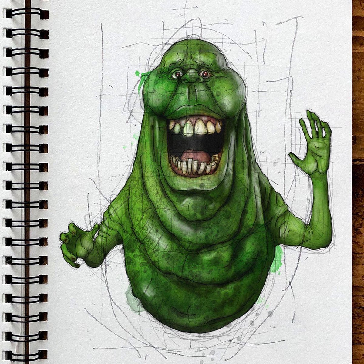 theurbangiant's tweet image. GHOSTBUSTERS ILLUSTRATION COMMISSION 

INITIAL SKETCH STUDIES 

#initialsketch #concept #architecture #newyork #illustration #doodle #diary #tribeca #ghostbusters #ghostbustershq #commission #hookandladder #internal #interior #furniture #slimer #ecto1