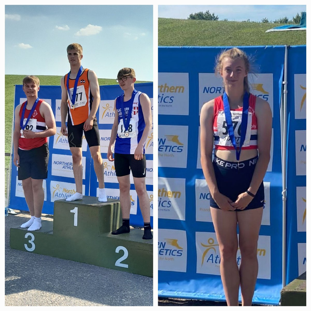 TrackField_NSP's tweet photo. Well Done to all athletes who competed for the club at Northerns across the sunny weekend. You put in fantastic performnaces and it was a great experience for you all.

Well Done to all, it was great to see the club represented at Northerns!

#NSPonTrack https://t.co/cV8hOYPYJF