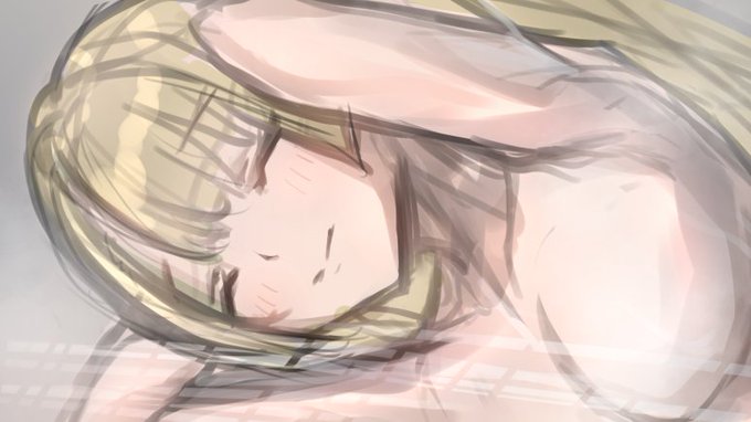 新しいイラストのラフの一部～
おやすみだ～
258日目
#1000日間お絵描き 