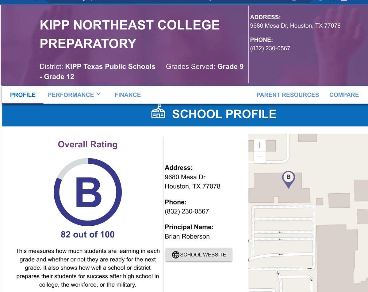 BKRoberson2's tweet photo. "Leave it better than you found it" is what the goal is for any principal. I am proud to see that @KIPPNortheast received its highest rating in the past 4 years, with 4/7 distinctions! Though my name is listed, it took many of us to get there! #BeGreatTogether #Brated https://t.co/u1sGI3ZDP5