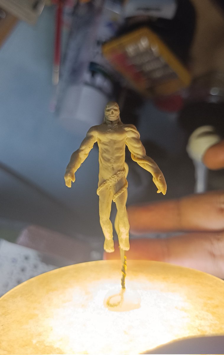 13abaDell's tweet photo. Been thinking about the character design of #vecna lately and I've decided to make a miniature of him. I'm planning to make him a proper size for #dnd campaign so that later I can use it in my game. 

#StrangerThings #JamieCampbellBower 
#clay #art #dnd #dndart https://t.co/ZSj6YO8f6y