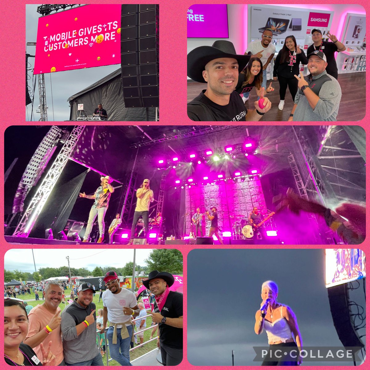 Thank you @Woodstock_IL and @wdstkchamber for partnering with @TMobile and throwing the BEST @FLAGALine concert we’ve ever seen!! A night to remember forever!! #HometownTechover @pedrobyers1 @tglover187 @ChartierDoug @JonFreier