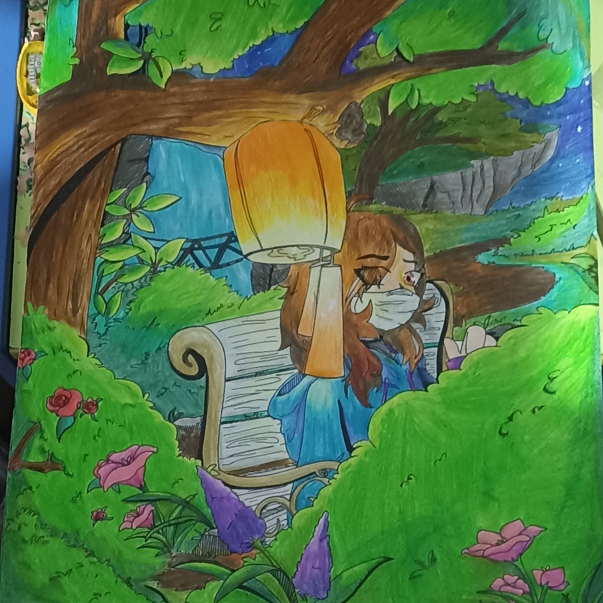 Ailyn1308's tweet photo. Un nuevo dibujo para el concurso de dibujo que uno el día de hoy
Espero les guste 😊✨
#anime #Parque #minimundo
#fantasia #originalcharacter https://t.co/DRsdHi9lfL