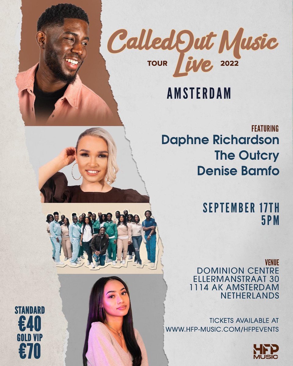 Amsterdam are you ready? 🇳🇱 
We can’t wait to see you on the 17th of September!🕺🏽#savethedate 
Get your tickets here👇🏼

hfp-music.com/event-details/…