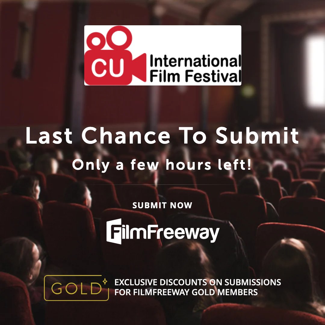 Submit today! 

#finaldeadline #filmfestival #indiefilm #shortfilm