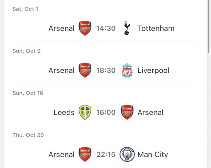 scrapytweets's tweet photo. This is really where the season starts, where the boys will be challenged massively to know their strengths and weaknesses, where emotions, passions, talent, connection and togetherness, true spirit and the capabilities of the team is tested.

In Arsenal and Arteta we trust 💛🤞 https://t.co/fHCbZLld4q