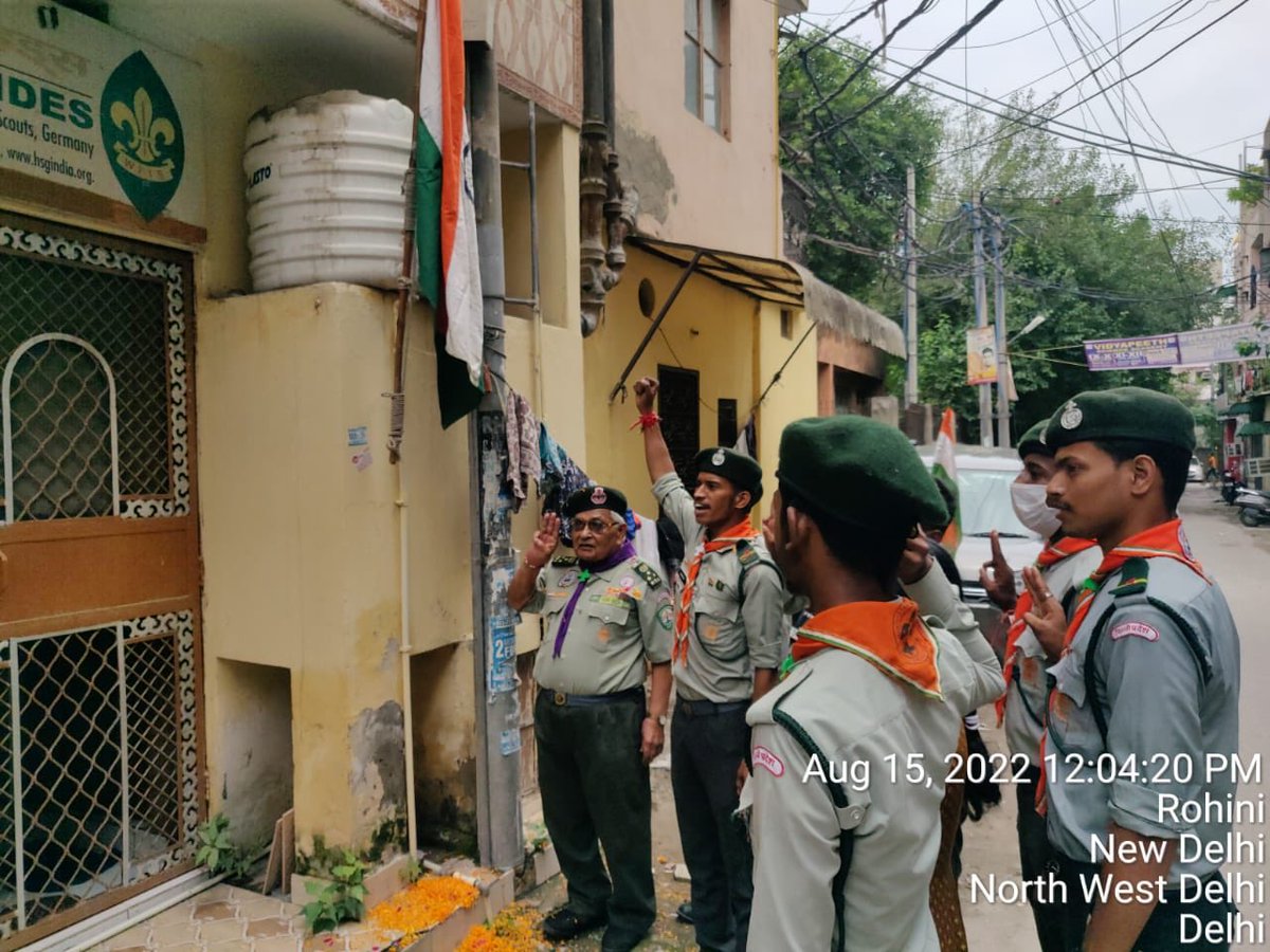 हिंदुस्तान स्काउट्स एवं गाइड्ज़ इंडिया के हर राज्य, हर प्रांत , हर घर में तिरंगा 🇮🇳🇮🇳🇮🇳🇮🇳🇮🇳⁦<a href="/YASMinistry/">YAS Ministry</a>⁩ ⁦<a href="/ianuragthakur/">Anurag Thakur</a>⁩ ⁦<a href="/PMOIndia/">PMO India</a>⁩ ⁦<a href="/_NSSIndia/">NSS India</a>⁩ ⁦<a href="/rashtrapatibhvn/">President of India</a>⁩ ⁦<a href="/bharatarora2303/">Bharat Arora</a>⁩