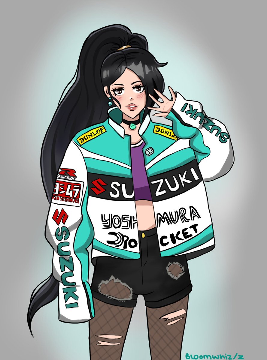 bloomwhizz's tweet photo. bike jacket sage >>>>> 

#art #Sage #VALORANT #VALORANTfanart https://t.co/y44Kzpc9zC