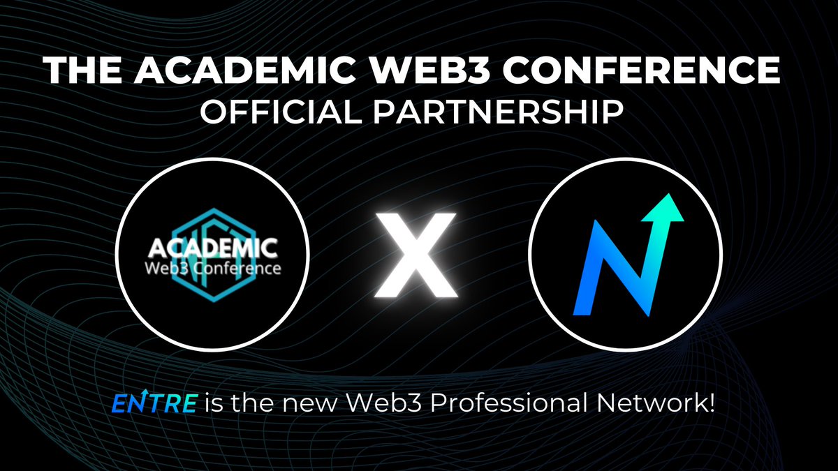 AcademicNFTCon's tweet photo. 📣 The #AcademicWeb3 Conference is thrilled to announce our partnership with @joinentre for our virtual event on September 24-25‼️🙌

➡️ Join more than 30+ participants bringing #DeSci, #DeRe, #DAOs, #NFTs, #Metaverse and MORE‼️
🎟️ RSVP at: https://t.co/OrOhQz7MY9 https://t.co/LWlia76C1Y