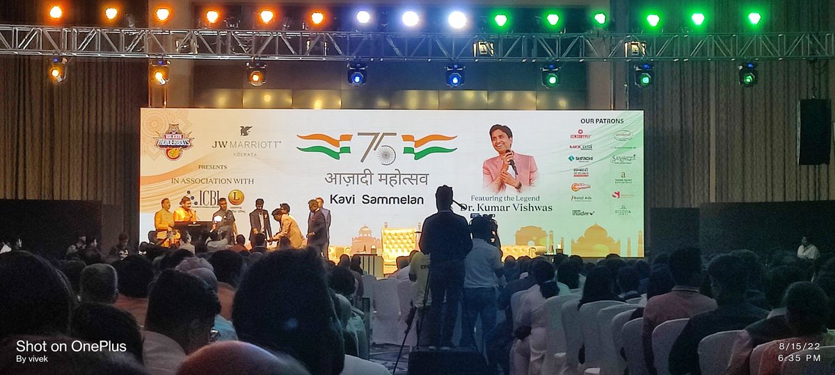 VivekPoddar8's tweet photo. Dr. Kumar Vishwas At JW Marriott https://t.co/bzFkfBE9eh