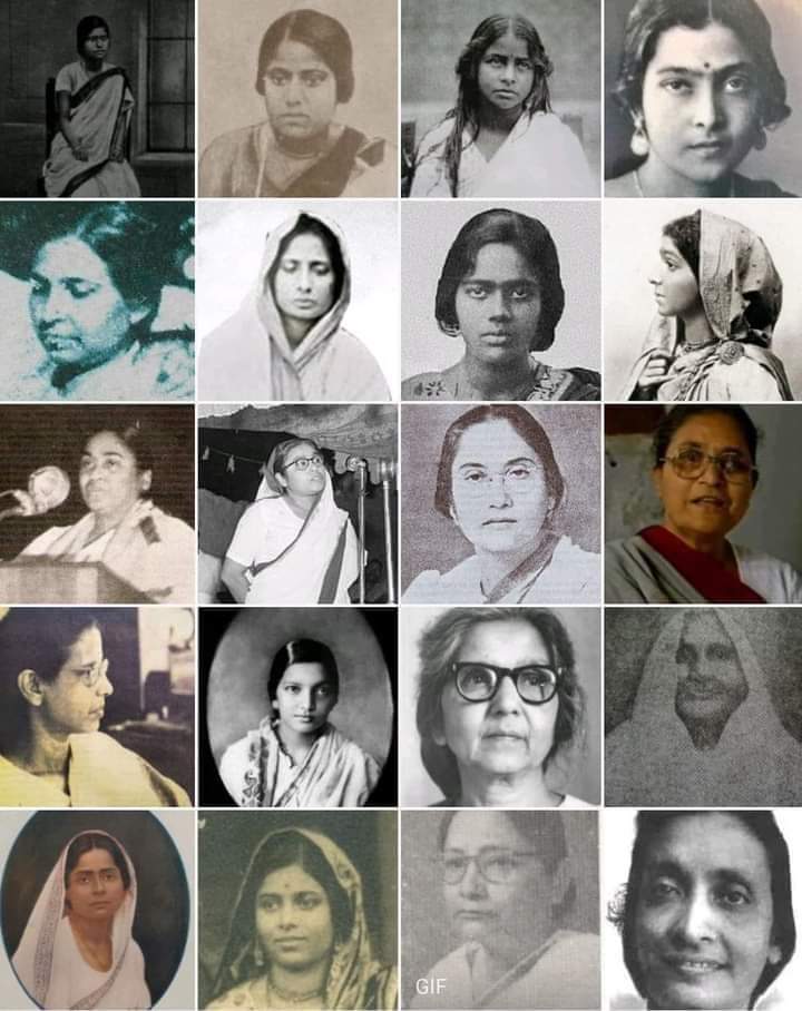 MayukhDuke's tweet photo. Twenty Woman Freedom Fighters...

When RSS ideologue was writing mercy petitions, these ladies were attacking brutal colonial administrators or picketing in front of the official buildings as parts of FREEDOM STRUGGLE.🇮🇳
#DefendFreedomAt75 https://t.co/Q80pFltRzs
