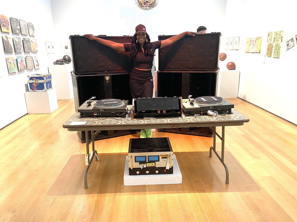 MCDebbieD's tweet photo. The HERCULORD! Now on display at @ChristiesInc in NY til Friday and up for auction, Kool Herc’s FIRST & SECOND sound system! These sound systems sparked the #originsofhiphop in the #Bronx and you heard them 2/3 blocks away! 🔥🔥🔥 #ImAPioneer https://t.co/hhGjog604r