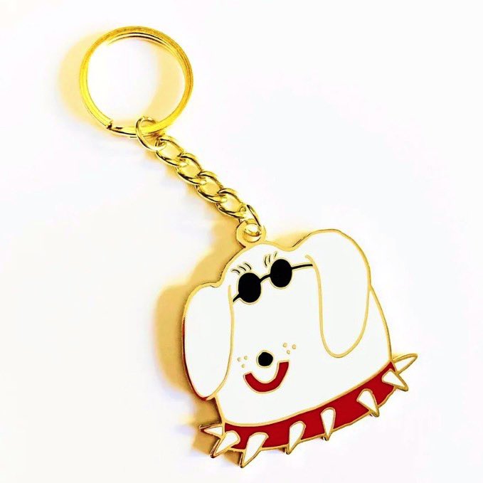 coloringinplace's tweet photo. One more awesome reward dropping just before the end our our @Kickstarter campaign! A cool DOG HEAD KEYCHAIN by Kristina Micotti. Comes with the CIP Coloring Book. We one have SEVEN DAYS LEFT! Spread the word⚡️⚡️

https://t.co/I4qj7Gs34l https://t.co/TvMU6fUm1T
