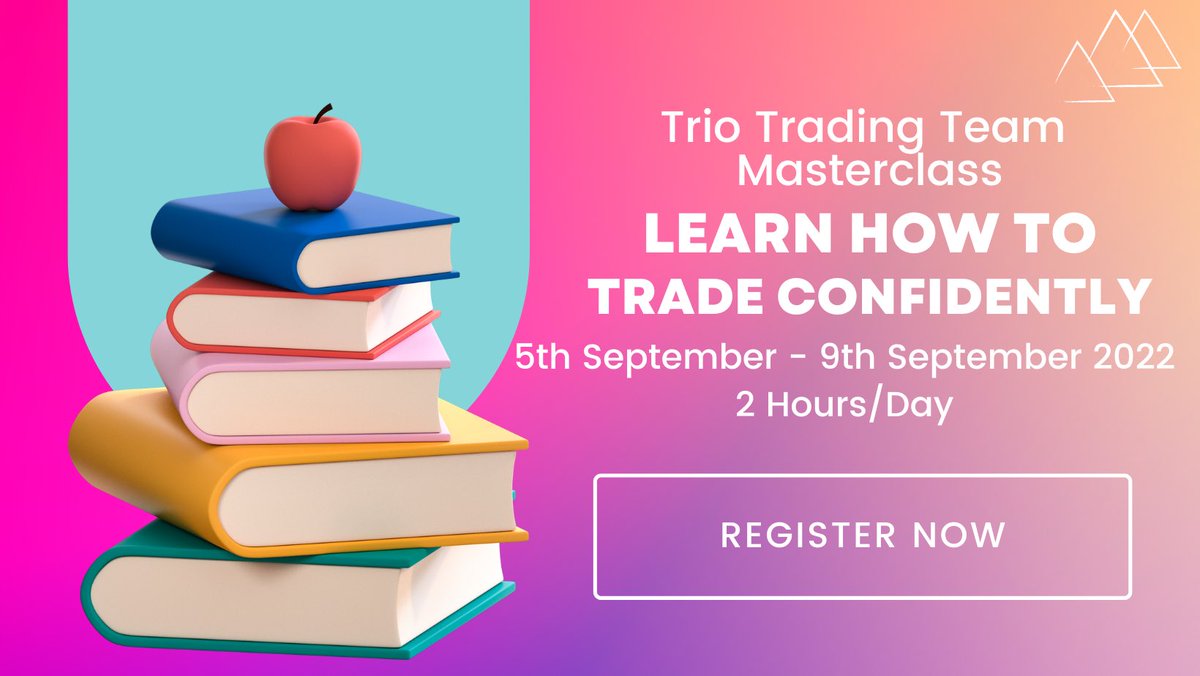 TrioTradingTeam's tweet photo. Registration for our September Masterclass is Open! 🥳
We are expanding to various ways of Registering, watch this space 👀 https://t.co/mBOhlzcQqy