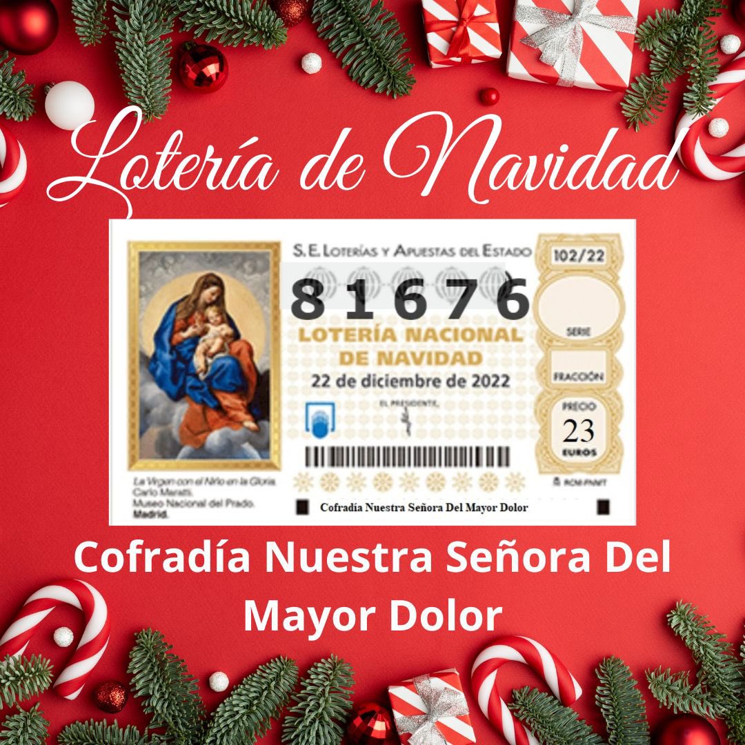 Ya tenemos disponible el número de la suerte. 
¿Te vas a quedar sin tu décimo? 
Ponte en contacto con nosotros a través de nuestras redes sociales, o a través de correo electrónico. 
#loteriadenavidad2022 #MayorDolor #loteria #Cabra #cordoba #lasuerteestaaqui