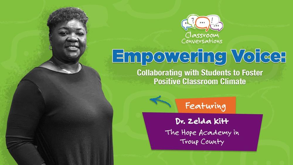 Dr. Zelda Kitt of The Hope Academy discusses the importance of empowering student voice in our classrooms. <a href="/georgiadeptofed/">Georgia Department of Education</a> #ClassroomConversations gpb.org/blogs/classroo…