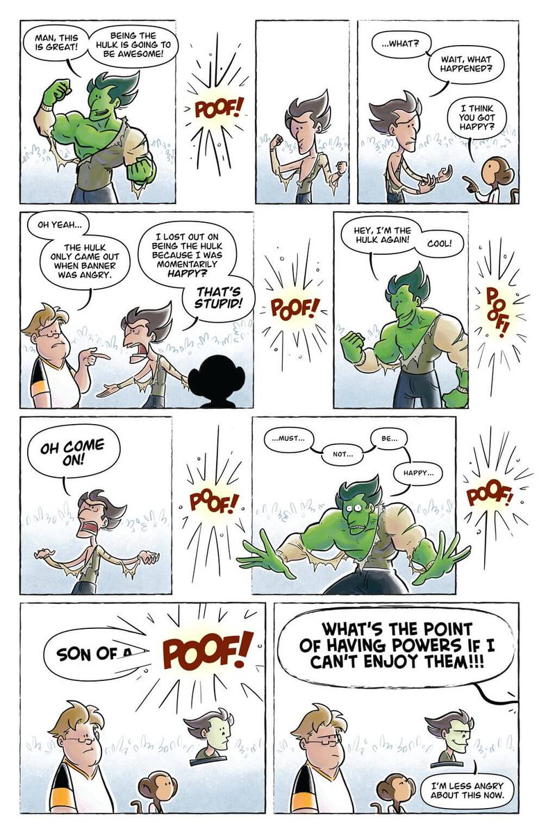 [New comic]  Cloney likes being Hulk chipmunkbay.com/comic/2022-08-…