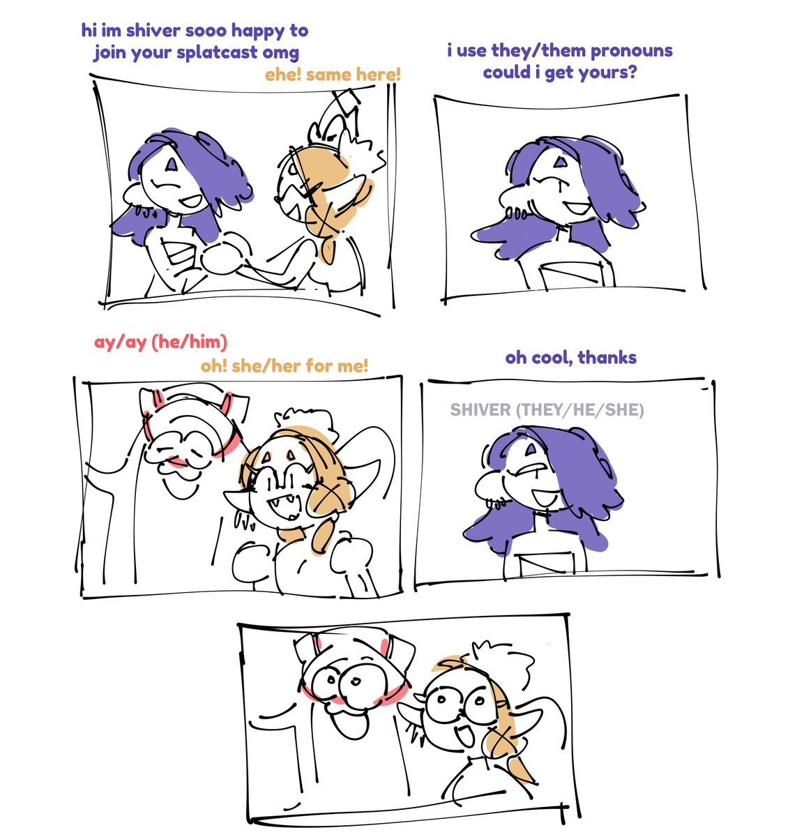 pcktknife's tweet photo. [splatoon] pronounce in bio https://t.co/zjGitnsLvI