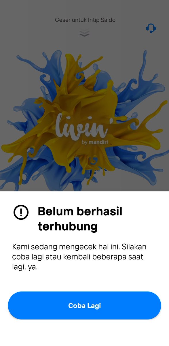 yorozuya82's tweet photo. Gua laper mau top up, malah error livin mandiri gue https://t.co/a1wiNFxwrK