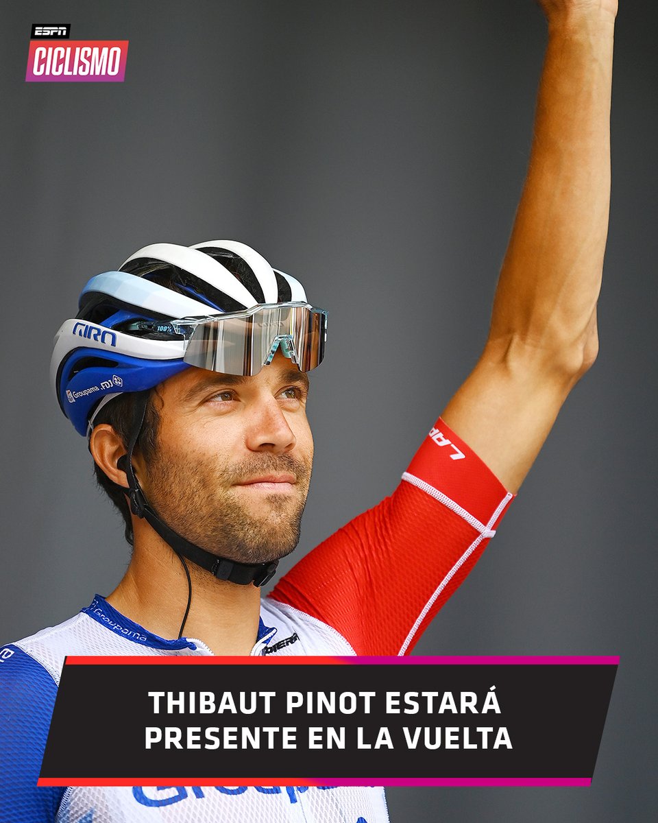 ESPNCiclismo's tweet photo. El equipo francés #FDJGroupamá confirma su equipo para #LaVueltaxESPN. Sus hombres son: Fabian #Lienhard, Thinaut #Pinot, Jake #Stewart, Bruno #Armirail, Quentin #Pacher, Miles #Scotson, Rudy #Molard y  Sébastien #Reichenbach. 🇫🇷😎

#ESPNCiclismo https://t.co/mH8wONpWzA
