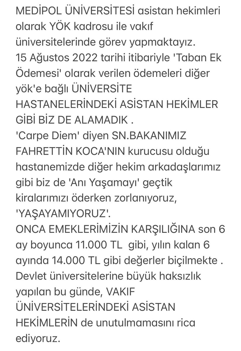 KengerMelike's tweet photo. #kapsamdısıhekimler
@hekim_birligi @hekimsen @Tabip_Sen @tibbiyelisozluk @DahiliyeDoktoru @istabip https://t.co/3eEnjmur5Y