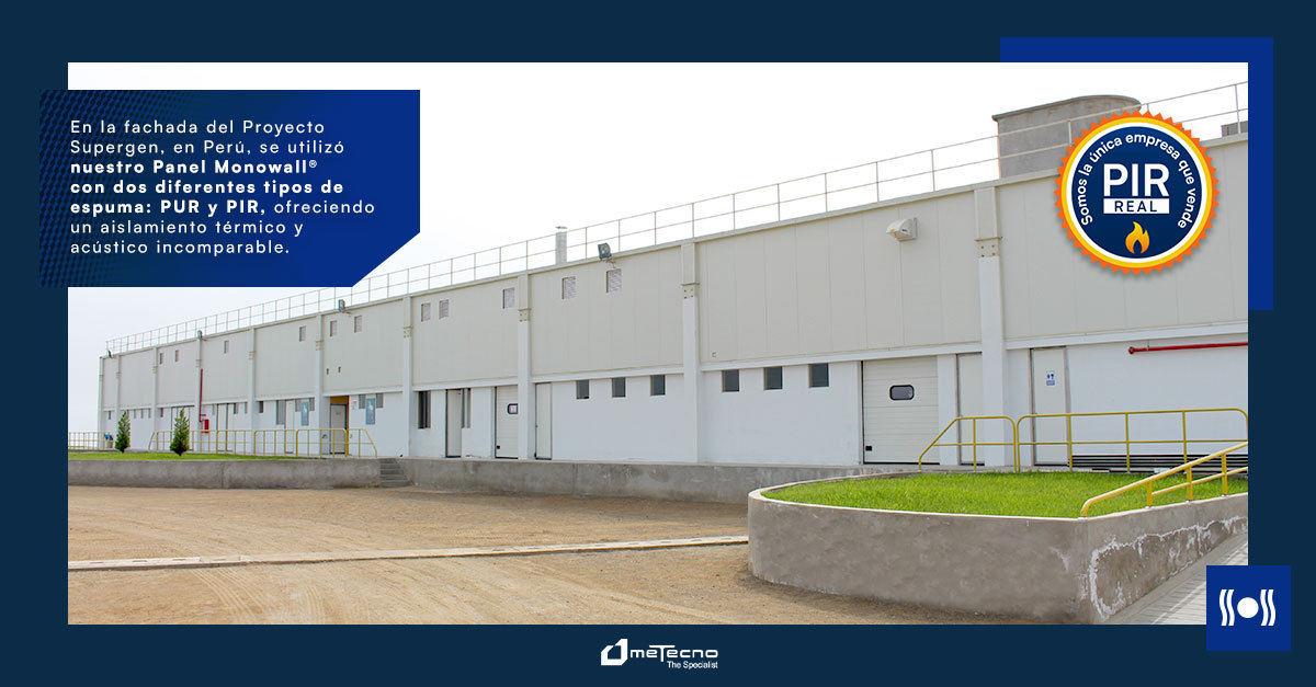 Metecno's tweet photo. El #panel Monowall® #Metecno es perfecto para fachadas de edificios industriales, comerciales y divisiones en general. Ya que ofrece excelentes acabados y un óptimo aislamiento térmico y acústico. https://t.co/2etqYv3eWd