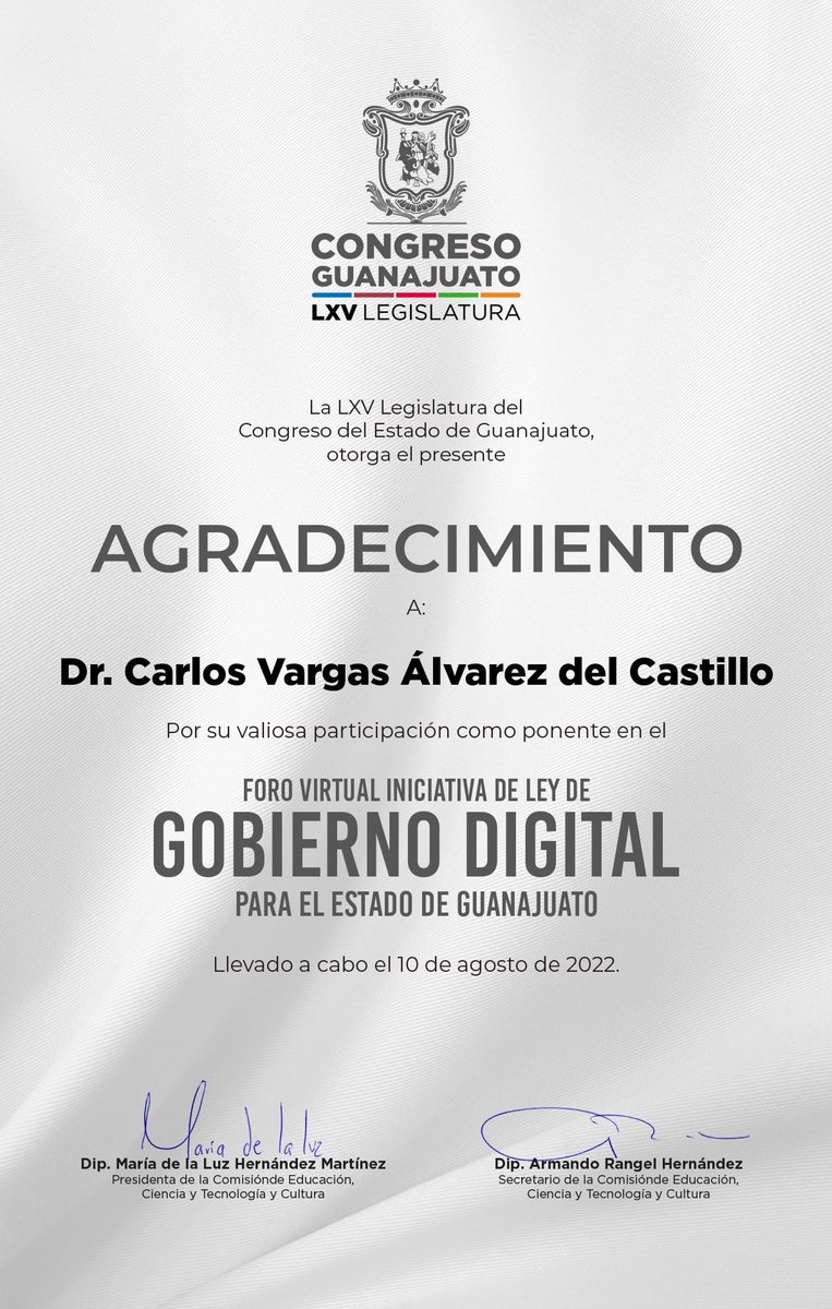 ecarlosivan's tweet photo. Thank you @DessireAngelR for inviting and congratulations Guanajuato for this important step. #digitalgovernment https://t.co/EErvWBzuja