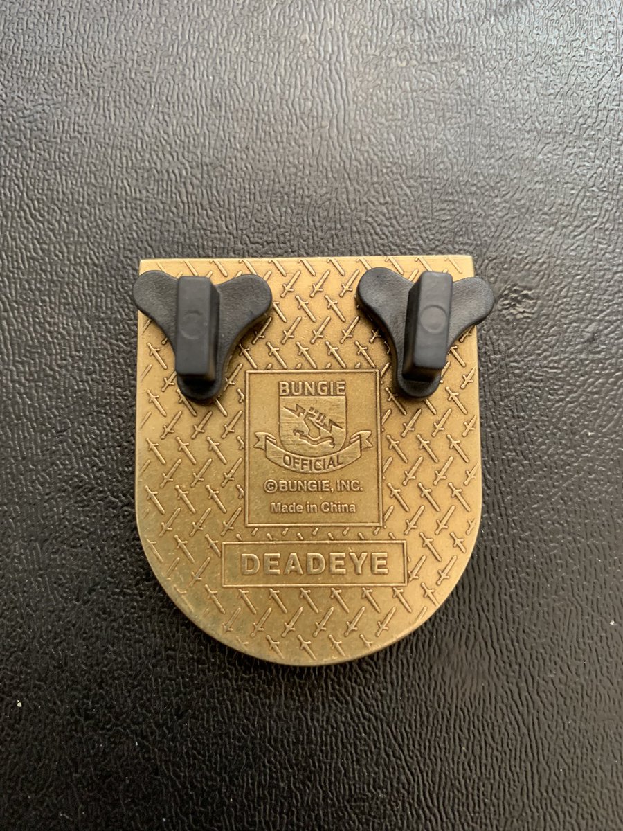lastcitysupply's tweet photo. GIVEAWAY! In preparation for the #Destiny2 #Lightfall showcase next week, a #giveaway for a Deadeye Display WITH an official #BungieRewards pin will run all week. Rules: retweet w/ hashtag #LightfallGiveaway and tag a D2 fan. Will Instagram Live the winner on 8/22 at 4pm PT https://t.co/pb38mc5zYX