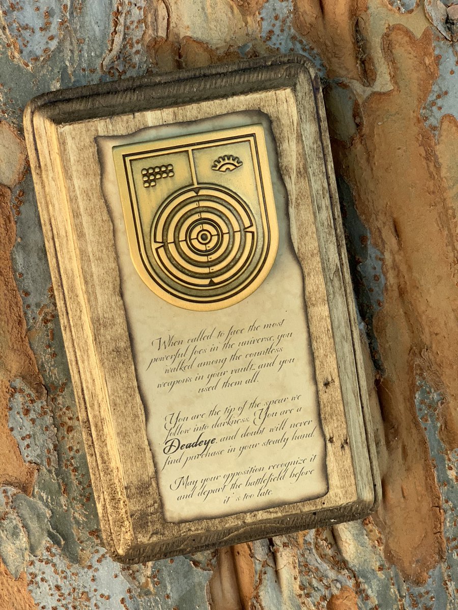 lastcitysupply's tweet photo. GIVEAWAY! In preparation for the #Destiny2 #Lightfall showcase next week, a #giveaway for a Deadeye Display WITH an official #BungieRewards pin will run all week. Rules: retweet w/ hashtag #LightfallGiveaway and tag a D2 fan. Will Instagram Live the winner on 8/22 at 4pm PT https://t.co/pb38mc5zYX