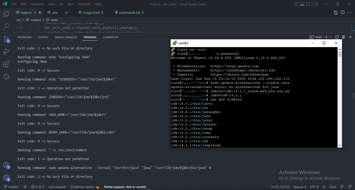Shaheer_CODE's tweet photo. Day44 of #100daysofcode: Today I compared the results of my ssh-client with putty(ssh-client )`s output on same commands.
#rust #rustlang #rustdeveloper #sshclient #ssh #linux #vps #backend #backenddeveloper #100daysofcodechallenge #programmer #coding #aspiring https://t.co/zNfve5fCo0