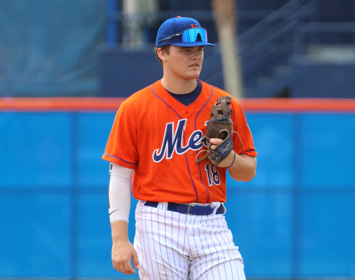 mikemayer22's tweet photo. Mets 2022 4th rounder Jacob Reimer hit his first pro home run today. He knocked in fellow 2022 draftees Jett Williams and Rhylan Thomas with the blast. 

Reimer drove in five on the day and walked as well. https://t.co/wVXnu7CaDK