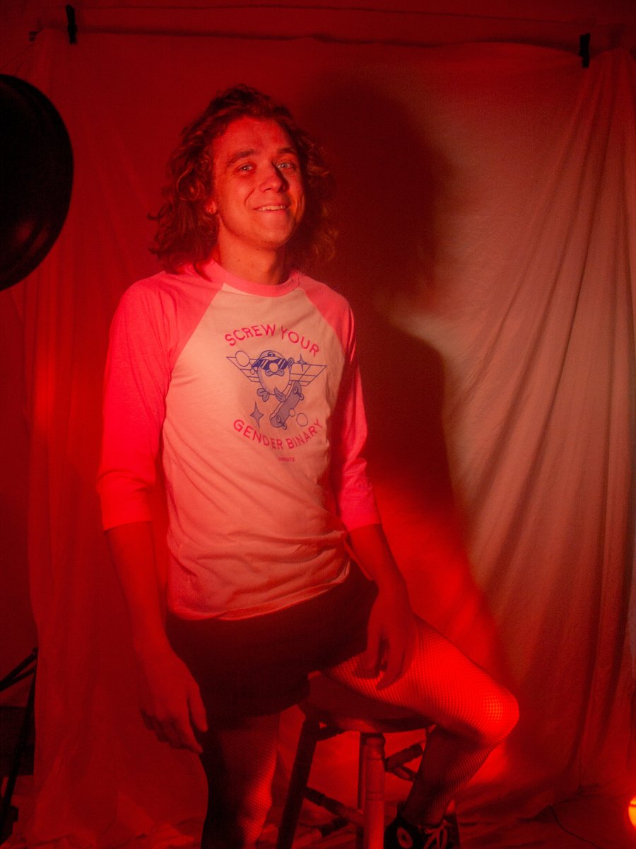 uncute's tweet image. Another view of the shirt. love the photo! #genderbinary