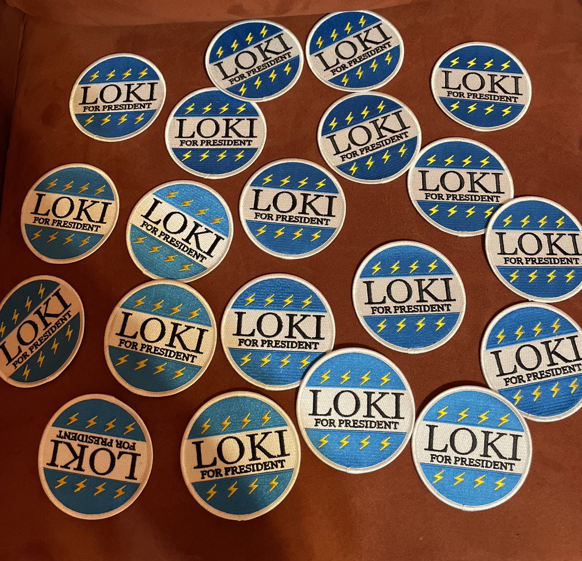 Giving away 5 patches, must follow and Retweet #BoltUp #Chargers #ChargersLoki winners will be selected Friday, International winners as well